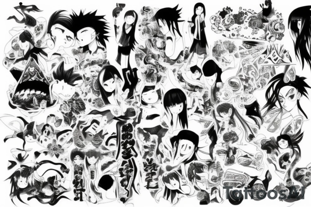 Manga tattoo idea