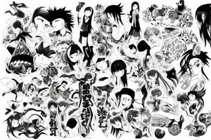 Manga tattoo idea