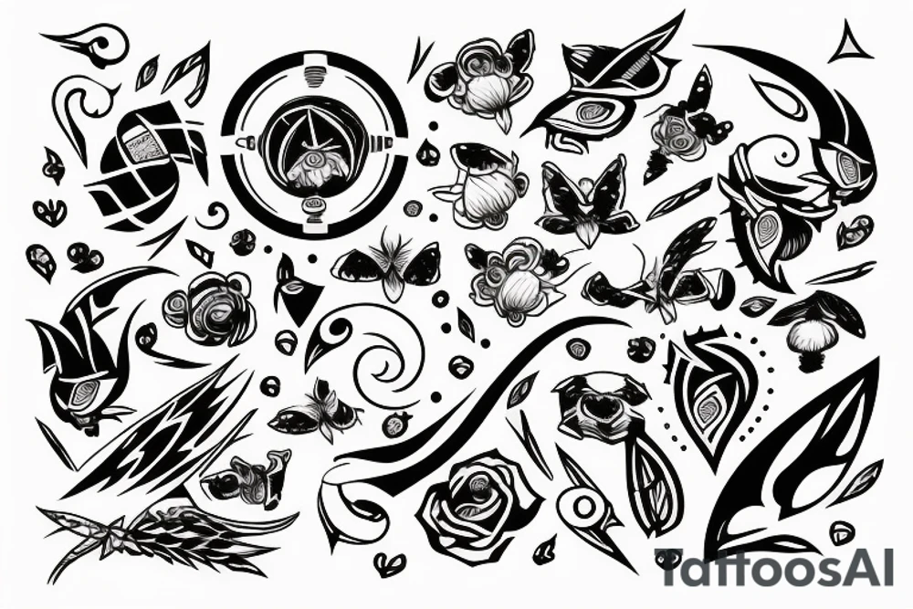 html and css together tattoo idea