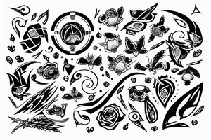 html and css together tattoo idea