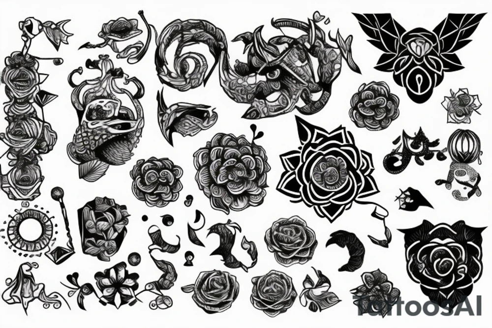 html and css together tattoo idea