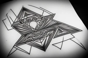Triangle. Fire. Blue Fire. Energy. Harmony. Balance. tattoo idea