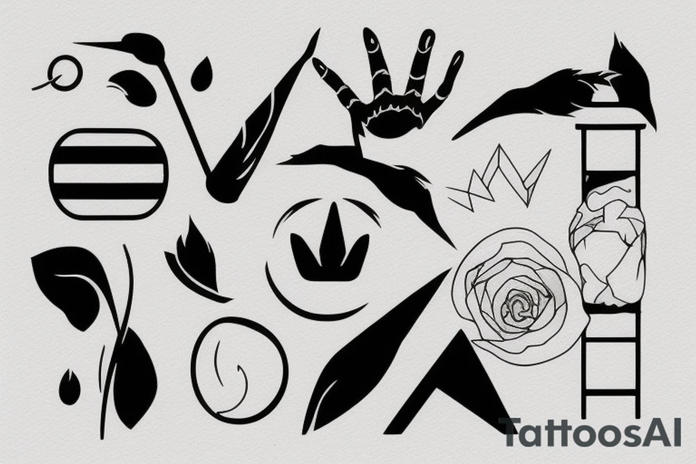 Minimal art tattoo idea