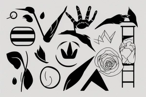 Minimal art tattoo idea
