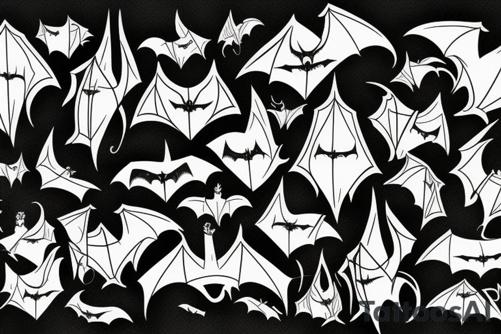 the bats tattoo idea