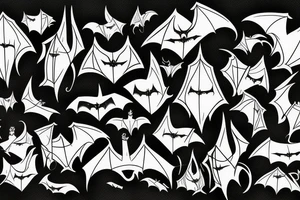 the bats tattoo idea