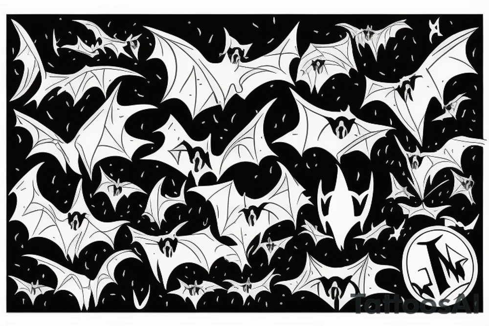 the bats tattoo idea