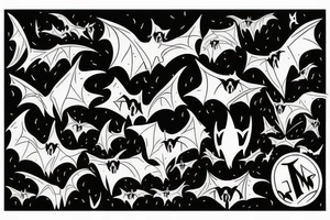 the bats tattoo idea