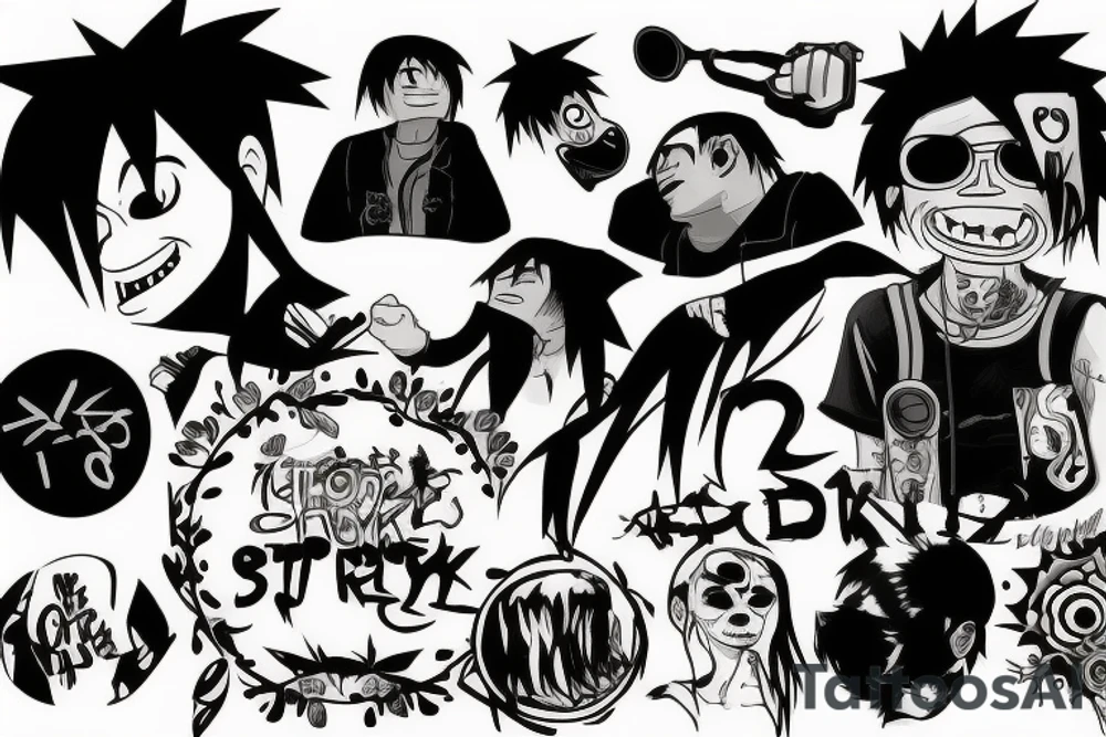 2d stay and show fuck tattoo idea