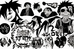 2d stay and show fuck tattoo idea