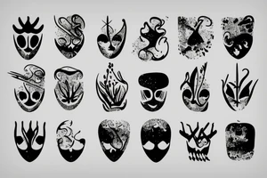Minimal art tattoo idea