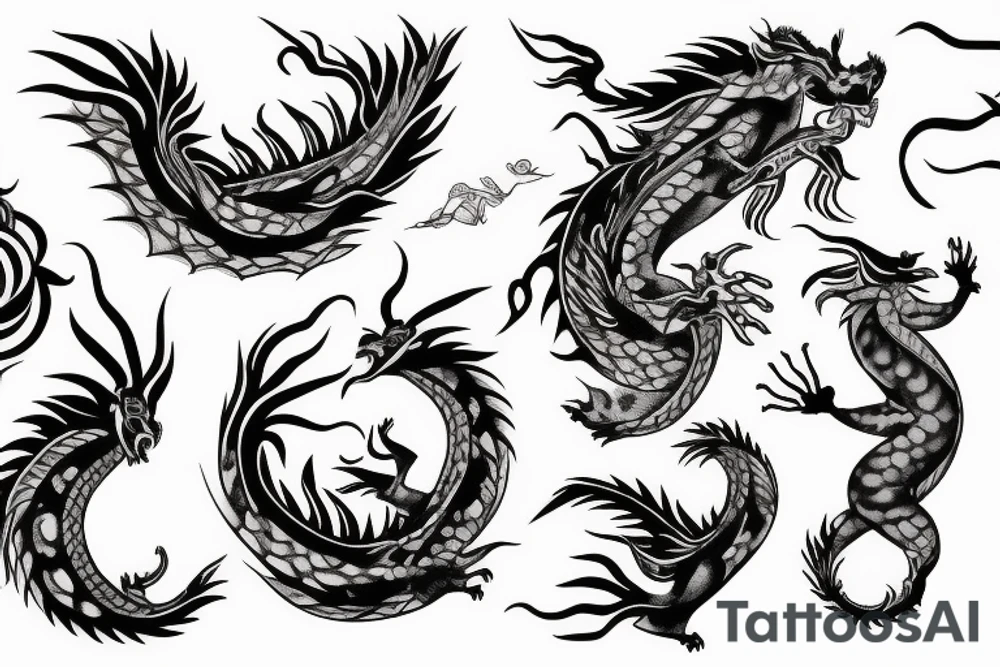 small tattoo for man dragon tattoo idea