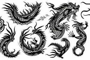 small tattoo for man dragon tattoo idea