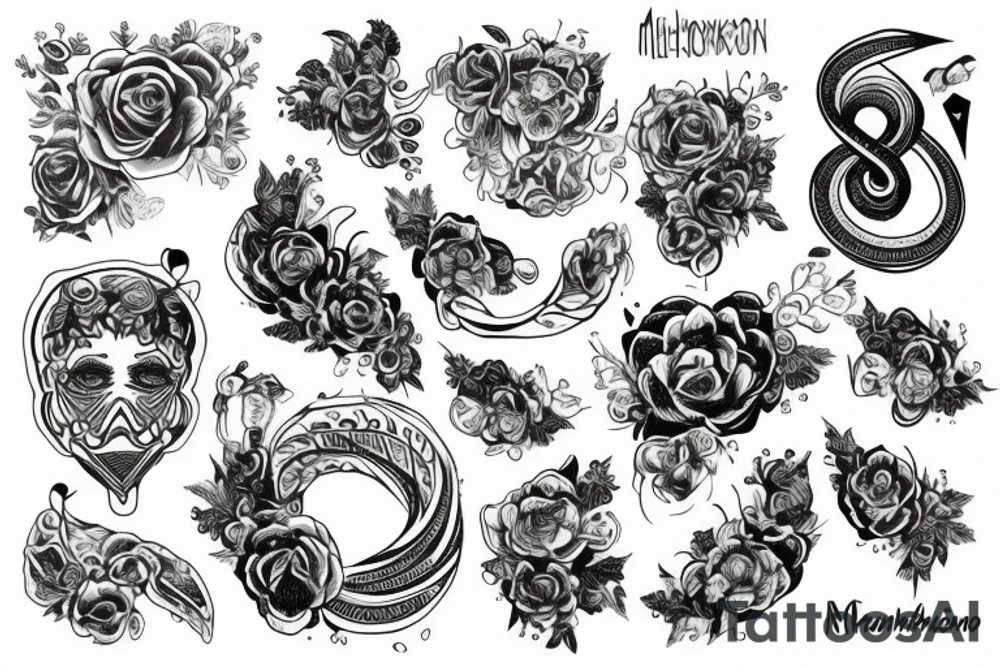 Много маленьких человечков tattoo idea