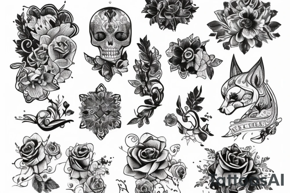 сатана пьет из бокала tattoo idea