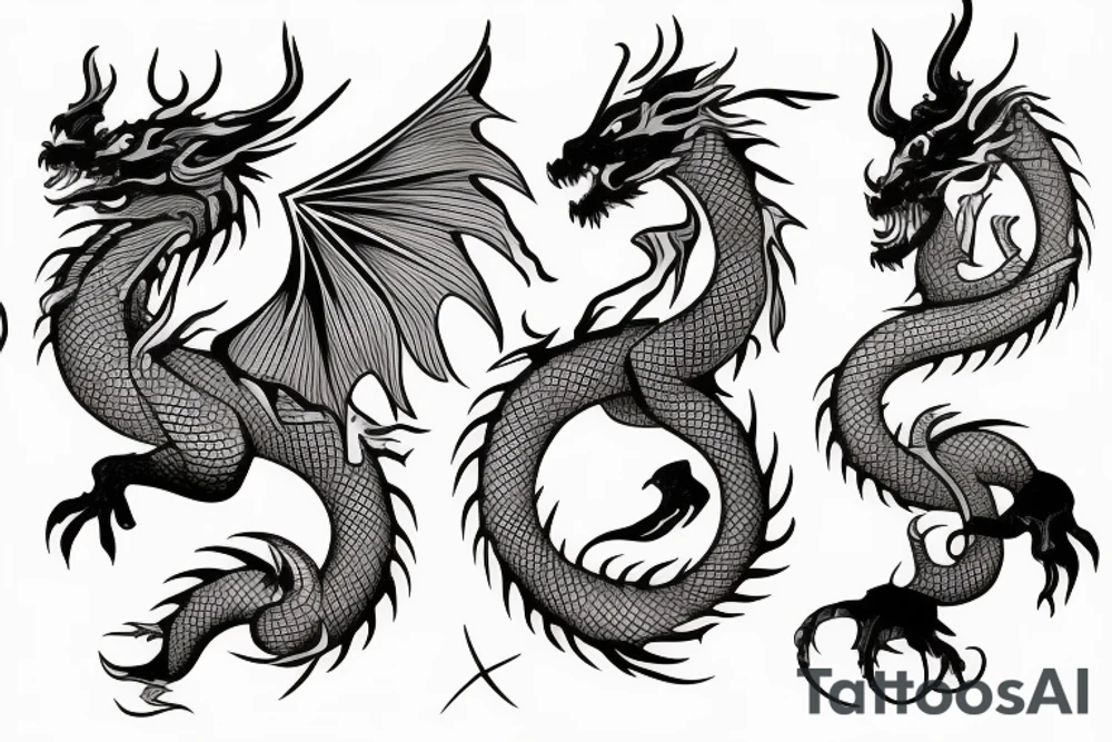 small tattoo for man dragon tattoo idea