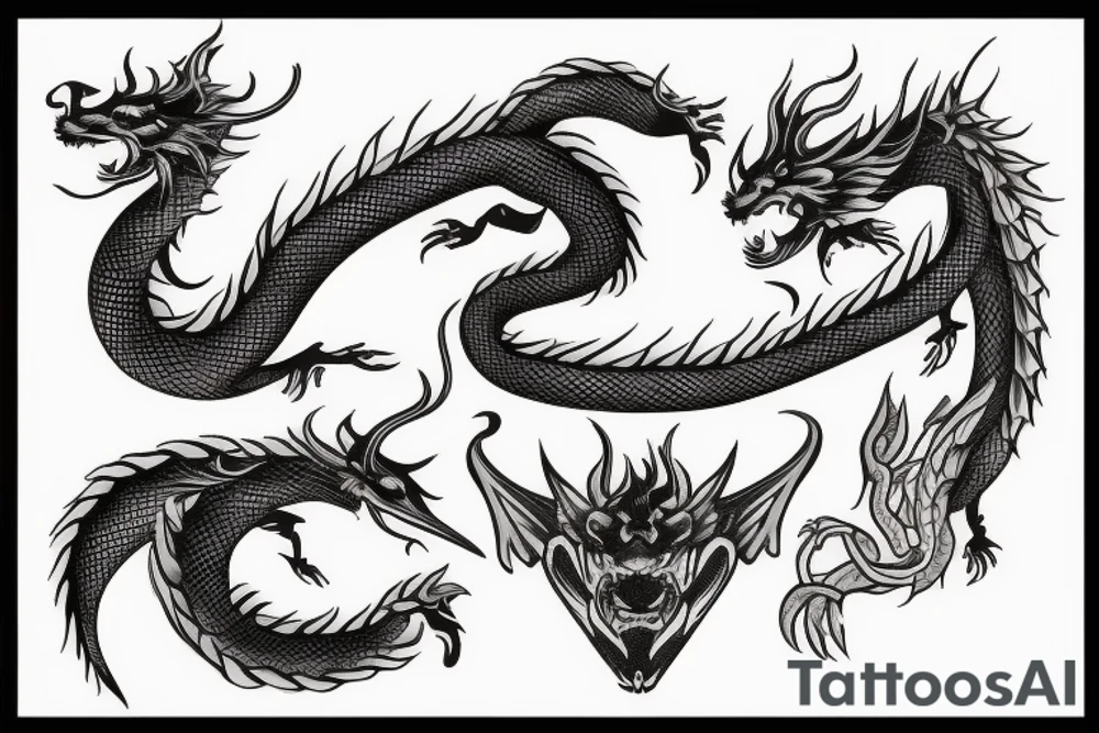 small tattoo for man dragon tattoo idea