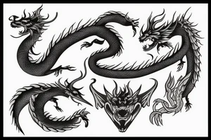 small tattoo for man dragon tattoo idea