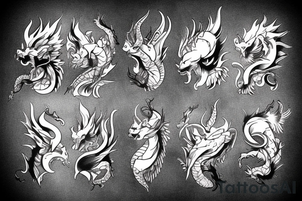 small tattoo for man dragon tattoo idea