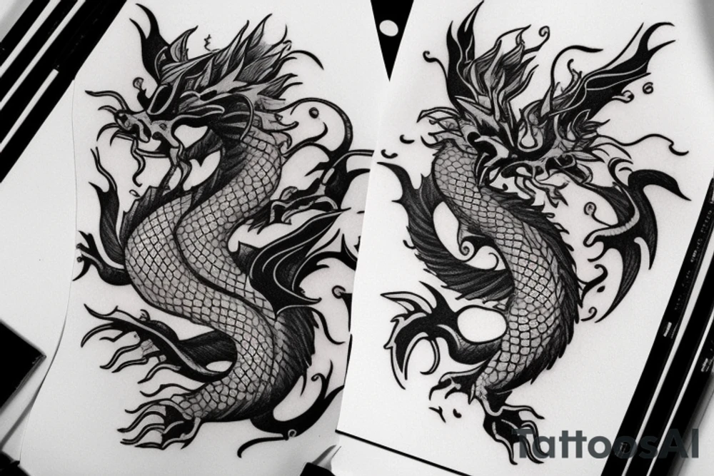 small tattoo for man dragon tattoo idea