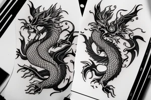 small tattoo for man dragon tattoo idea