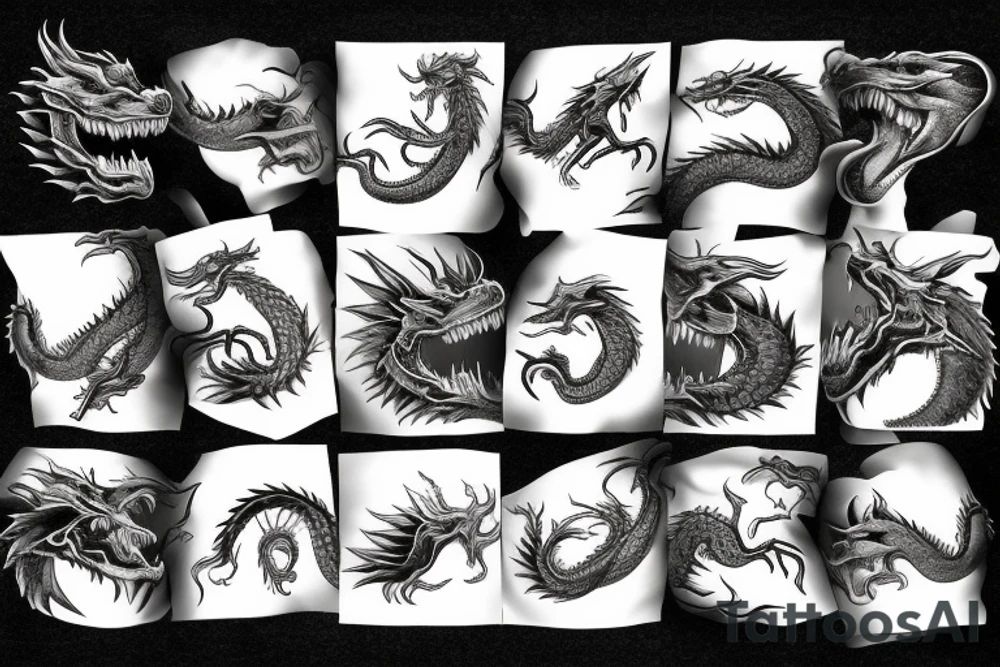 dragon tattoo idea