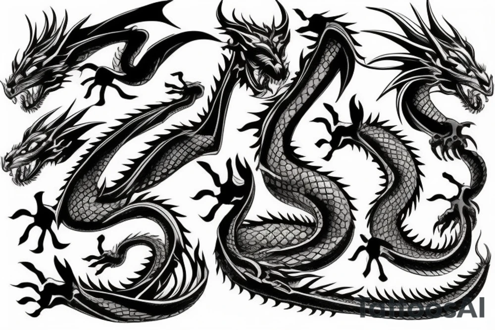 dragon tattoo idea