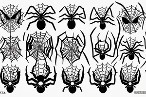 Spider, number 6 tattoo idea