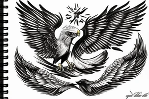 Lazio eagle tattoo idea