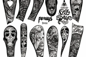 pennis tattoo idea