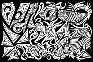 Picasso Style tattoo idea