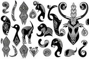 capricorn sign tattoo idea