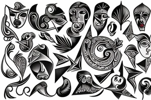 Picasso Style tattoo idea