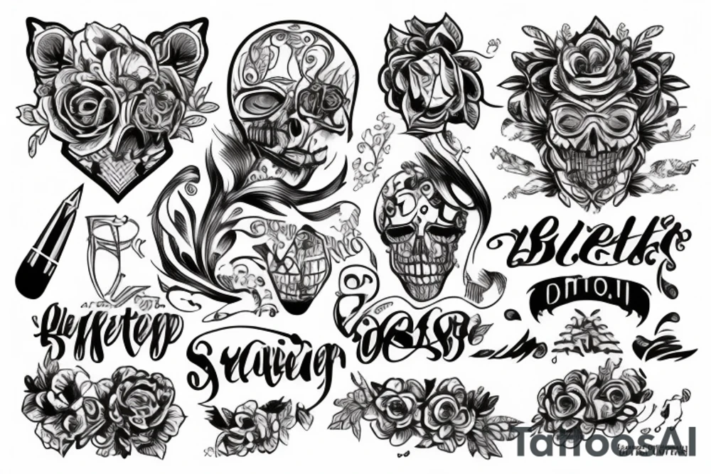 Цветы tattoo idea