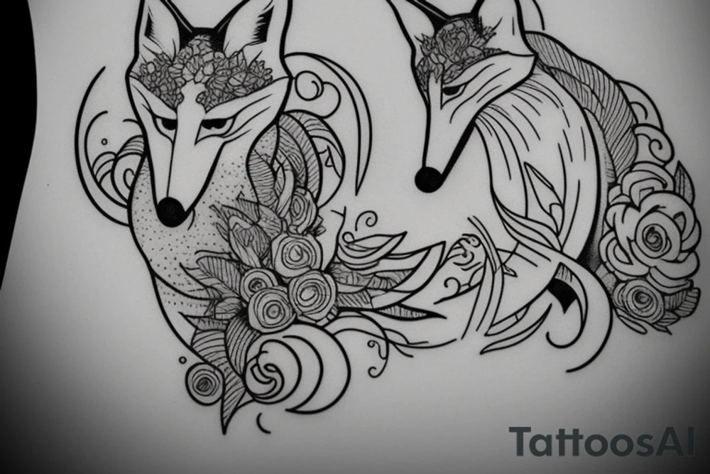 Fox remind a girl tattoo idea
