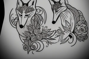 Fox remind a girl tattoo idea