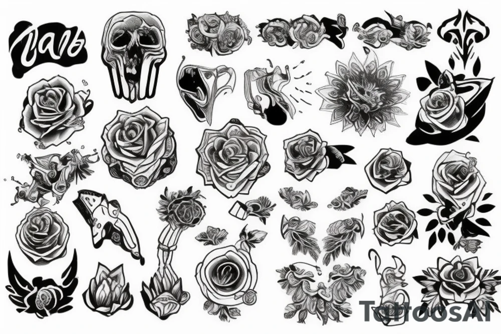 Аниме tattoo idea