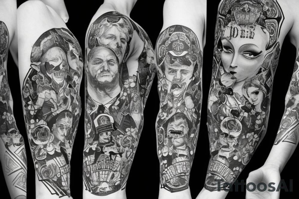 Mafia russian tattoo idea