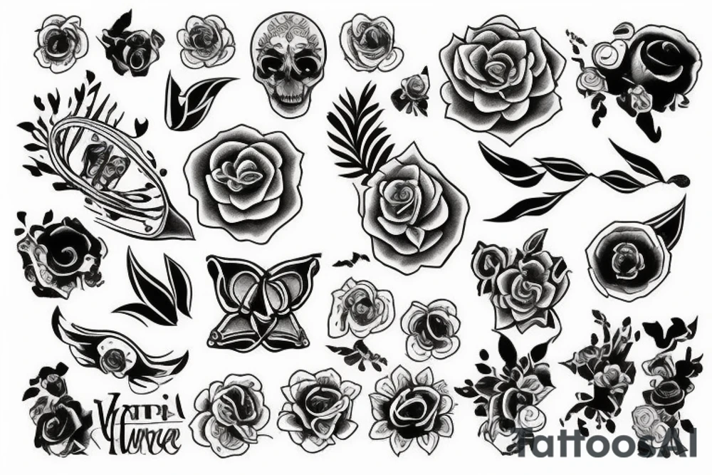 Аниме tattoo idea