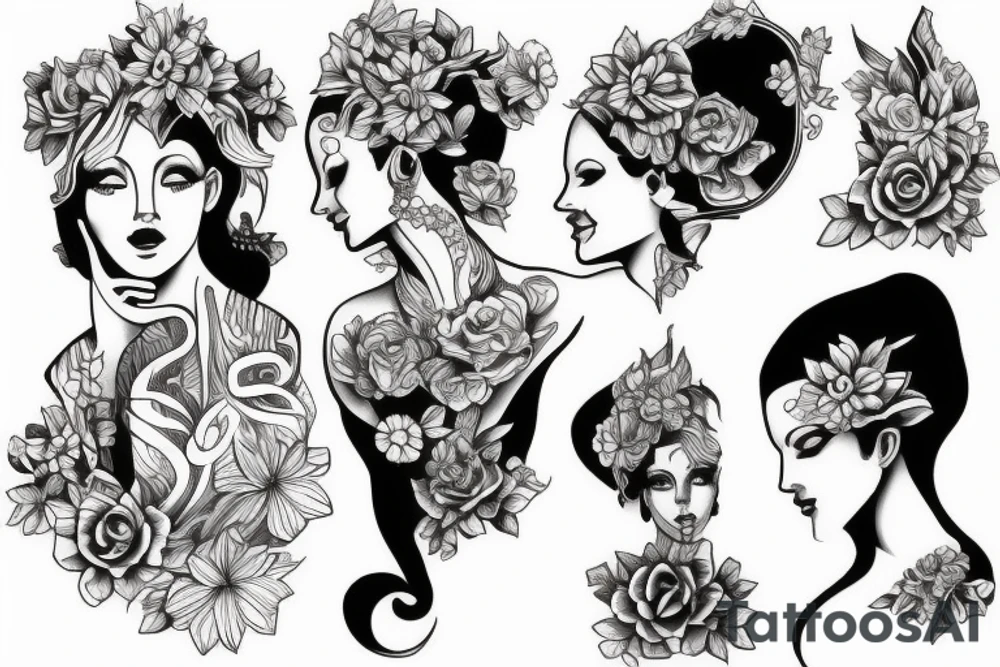 Femida statue tattoo idea