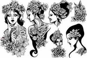 Femida statue tattoo idea