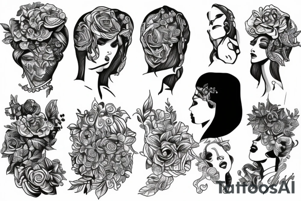 Femida statue tattoo idea