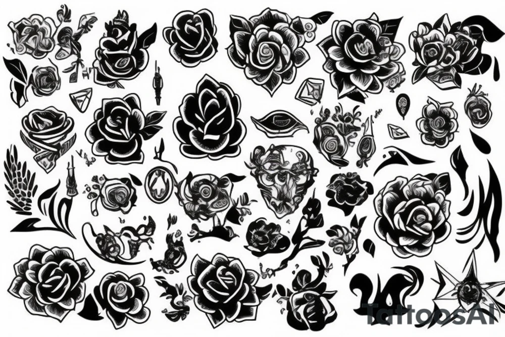 Аниме tattoo idea