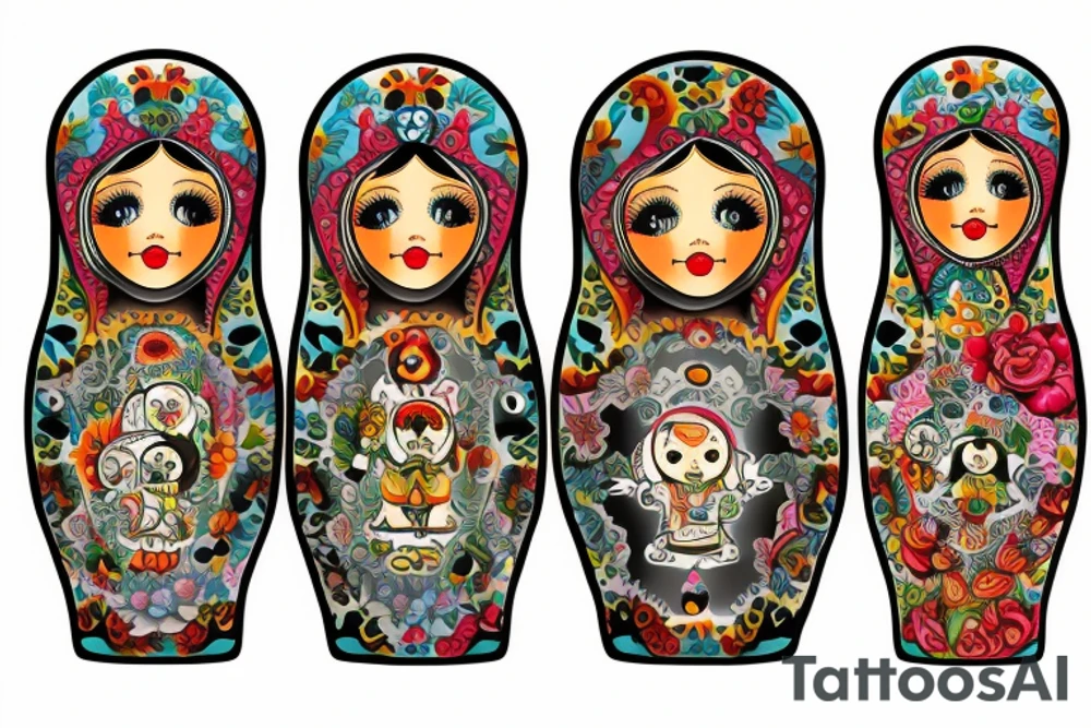 matryoshka tattoo idea