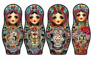matryoshka tattoo idea