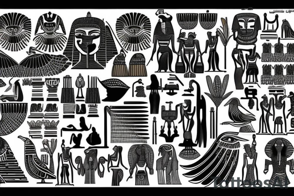 Egypt god's tattoo idea