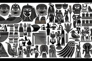 Egypt god's tattoo idea