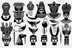 Egypt god's tattoo idea