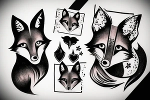 Fox remind a girl tattoo idea