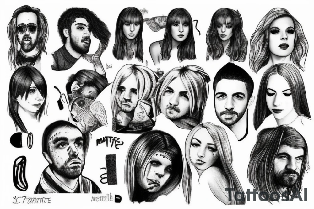 Тату по тексту Paramore tattoo idea